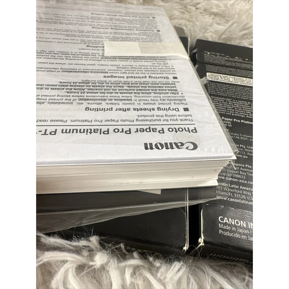 (99 Total) Canon 2768B014 Printer Paper 1 Sealed (50 ct) , 1 Unsealed (49 ct)